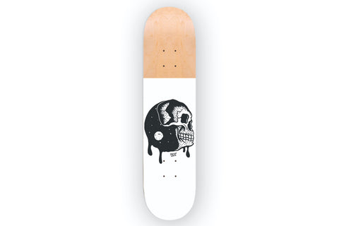 Drippy Moon Skateboard Deck