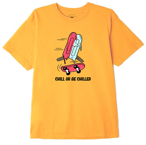 Chill or be Chilled Tee - Yellow